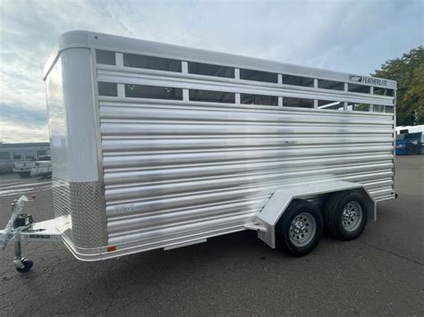 featherlite rear gate trailers